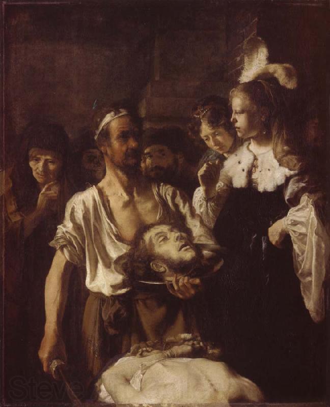 REMBRANDT Harmenszoon van Rijn The Beheading of John the Baptist Norge oil painting art